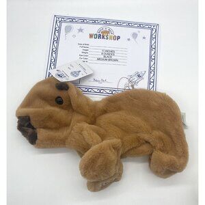 Build A Bear Capybara Plush Rodent BAB Unstuffed New NWT Super Soft